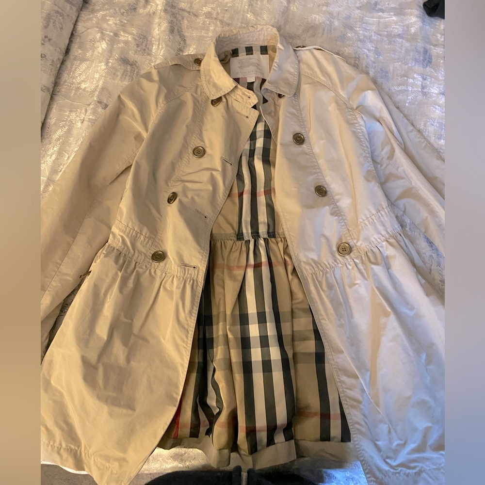 Burberry girls jacket size 14